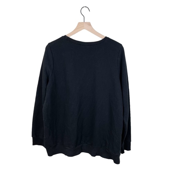 Torrid Schitt's Creek Sweatshirt Cozy Fleece Bebe It's Cold Outside Black 1X - Picture 4 of 9